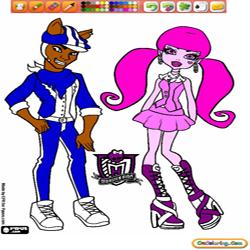 Oncoloring Monster High 2