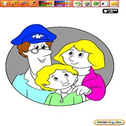 Oncoloring Postman Pat 1