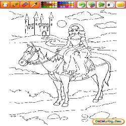 Oncoloring Princess 4