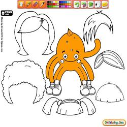 Oncoloring Pypus Dress Up Games 1
