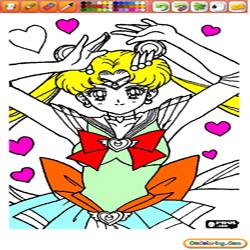 Oncoloring Sailor Moon 1