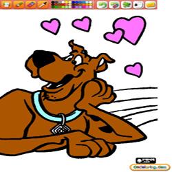 Oncoloring Scooby Doo 1