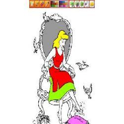 Oncoloring cinderella 1