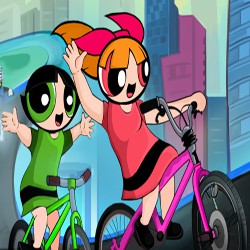 Power puff girls racing