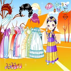 Princess megan gown dressup