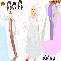 Princess wedding dressup