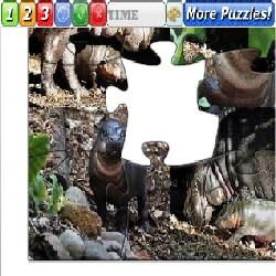 Puzzle Pygmy hippo at Taronga Zoo