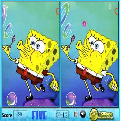 Sponge Bob Spot The Difference