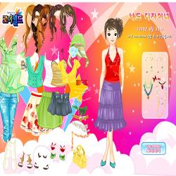 Summer color dressup