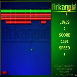 arkanoid flash