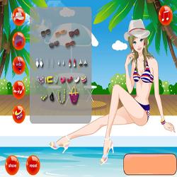 bikini girl dressup