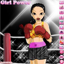 boxing girl dressup