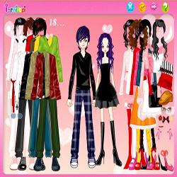 boy girl doll dressup