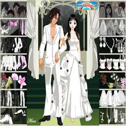 bride groom dressup