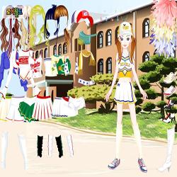 cheerleader dressup3