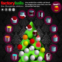 factory balls christmas edition