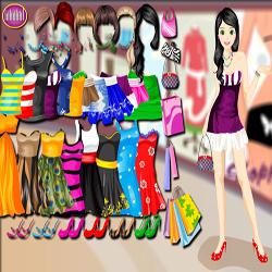 fashion girl shopping