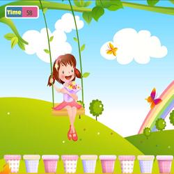 flying swing girl