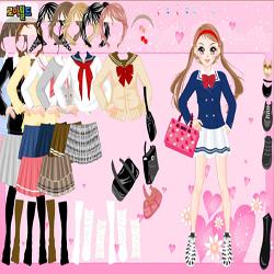 school uniform dressup 4