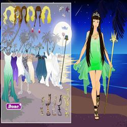 sea goddess dress up